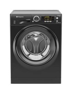 Hotpoint Ultima S-Line Rpd10457Jkk 1400 Spin, 10Kg Load Washing Machine - Black